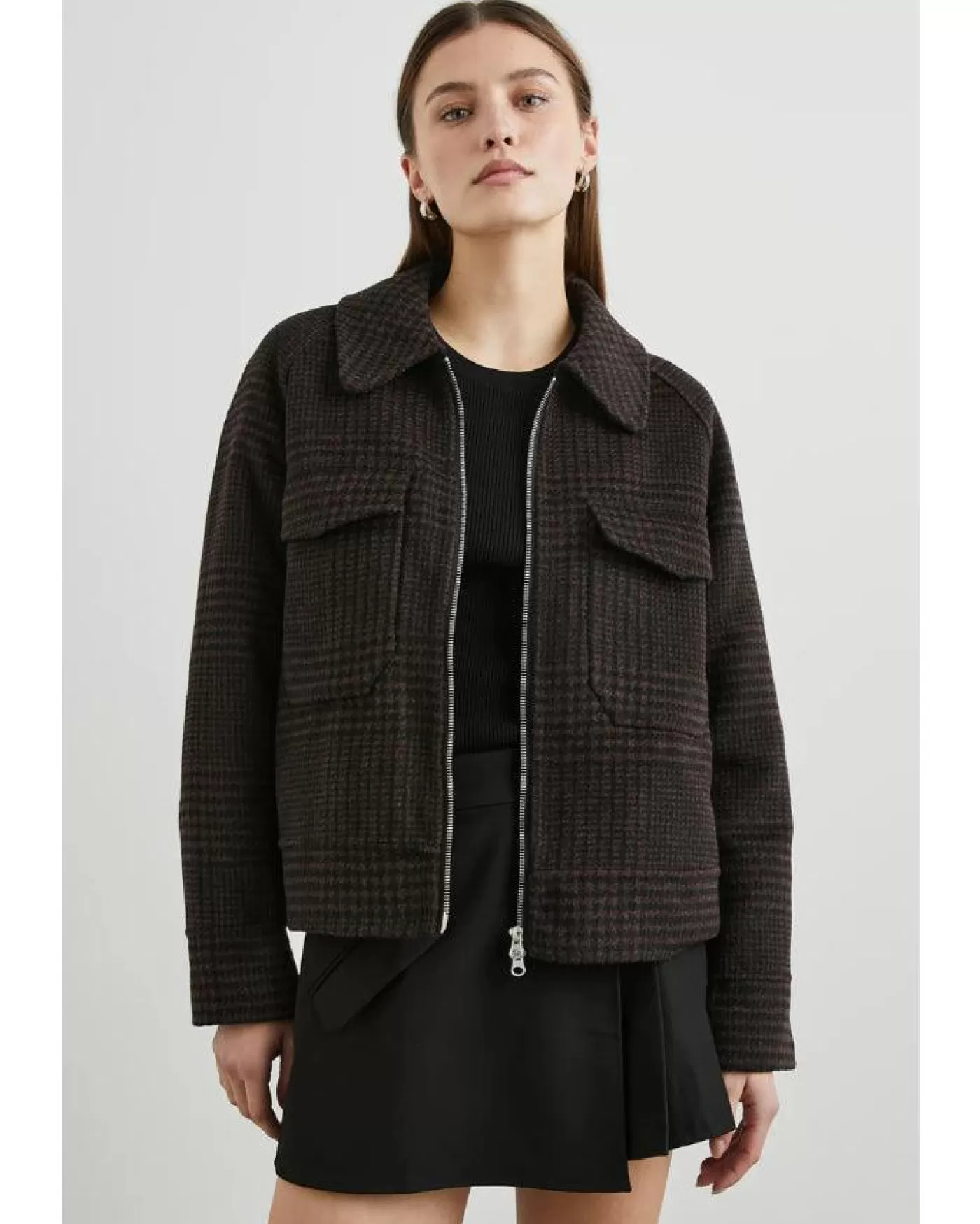 Rails Cheyenne Wool Jacket ESPRESSOHOUNDSTOOTH Hot