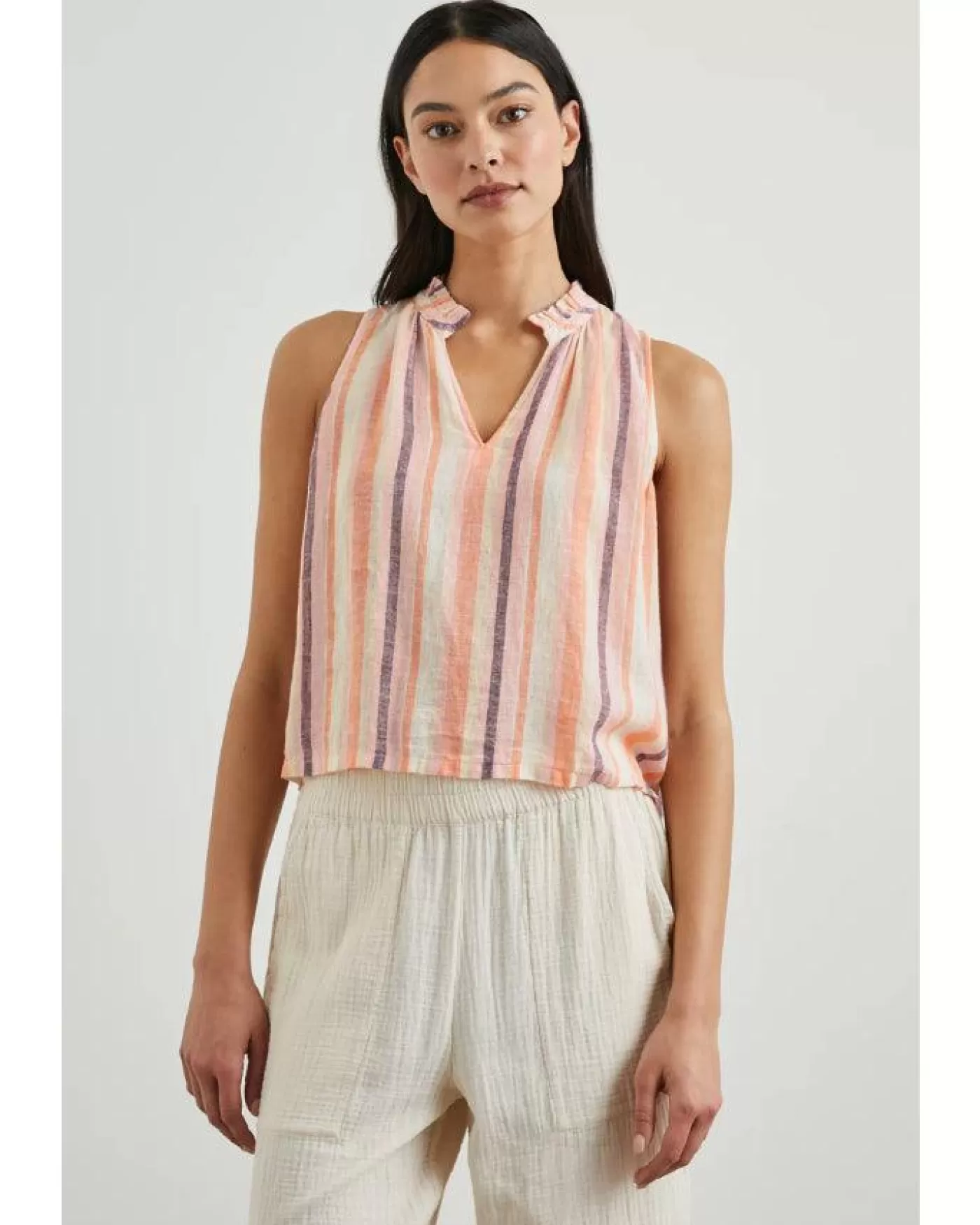 Rails Christy Stripe Top PAPAYASTRIPE Best