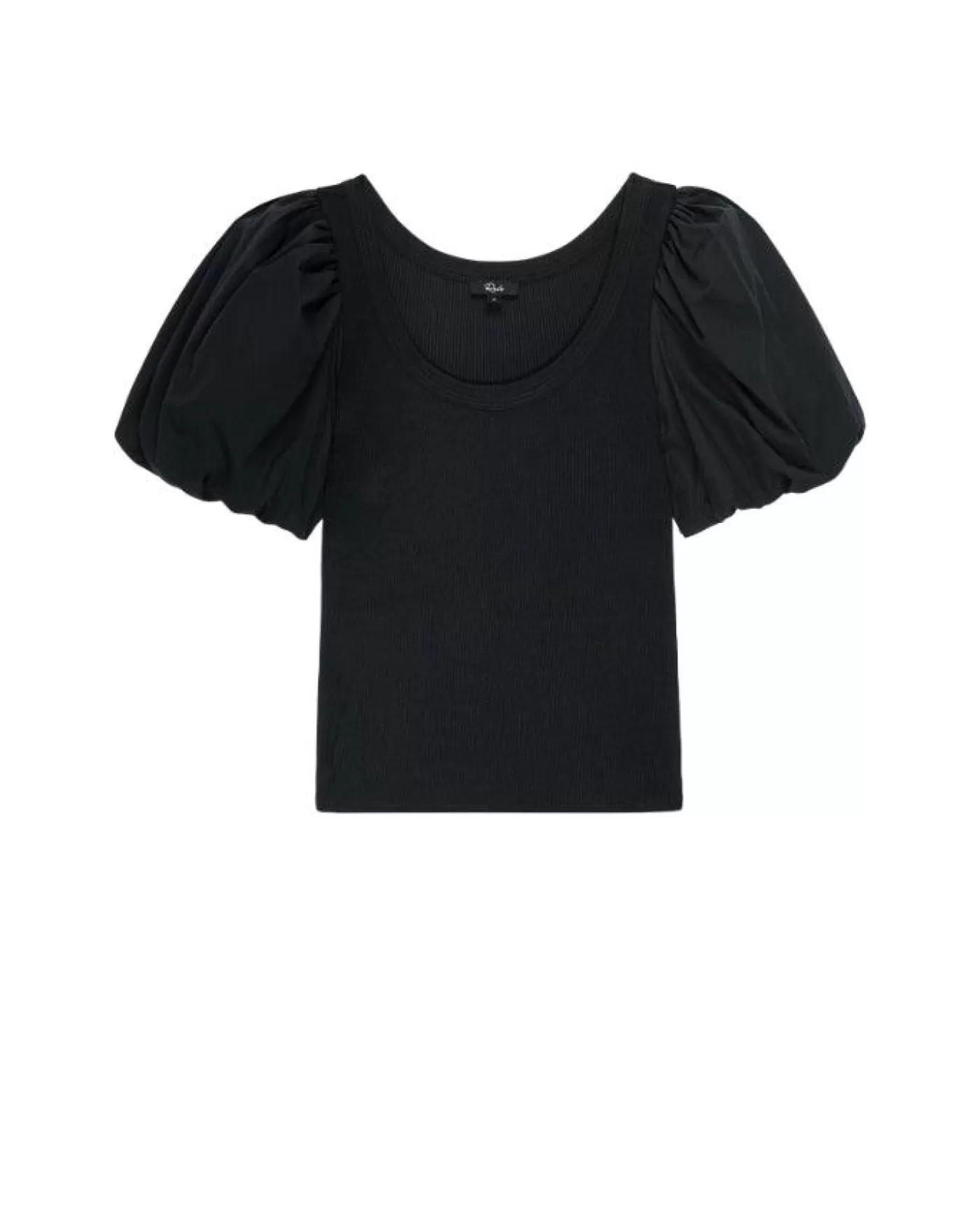 Rails Hallie Balloon Sleeve Top Black Cheap