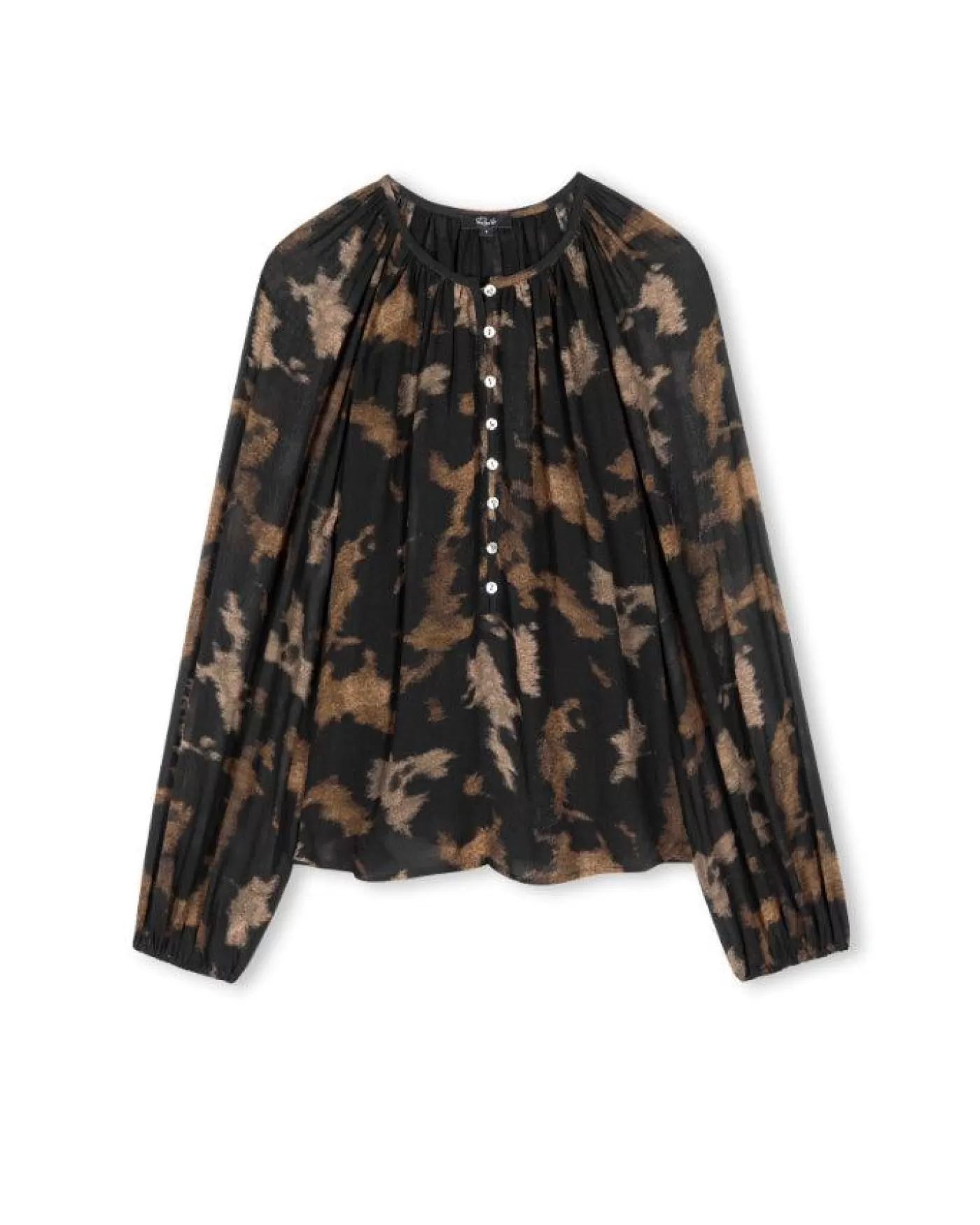 Rails Indi Sandstone Print Blouse DIFFUSEDSANDSTONE Best Sale