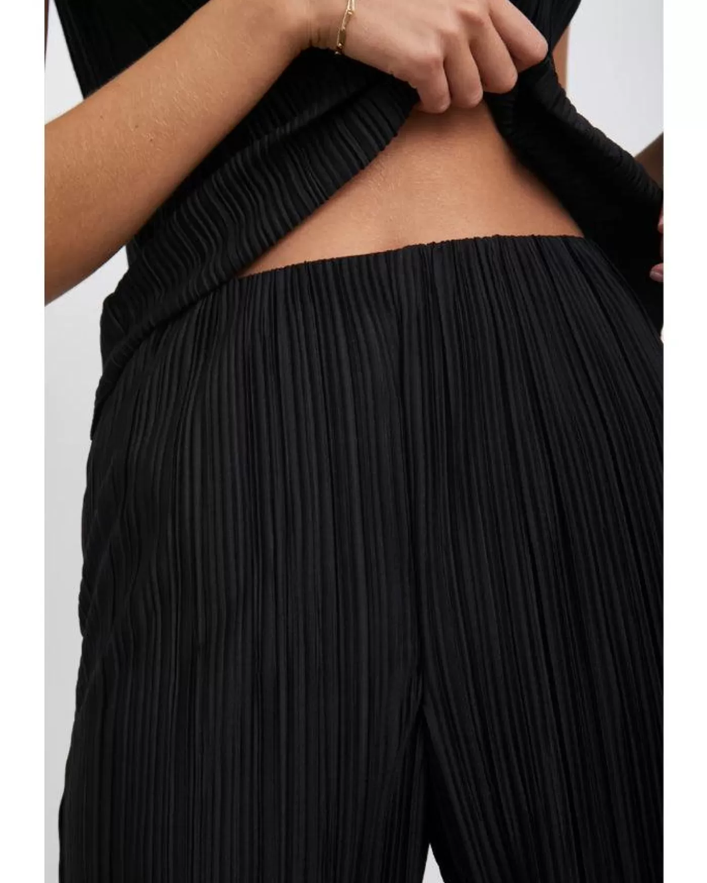 Rails Rowan Plisse Pant Black Fashion
