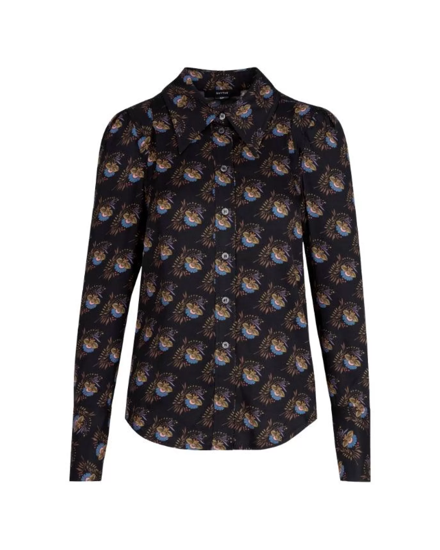 Smythe Box Pleat Shirt BLACKFLORAL Hot