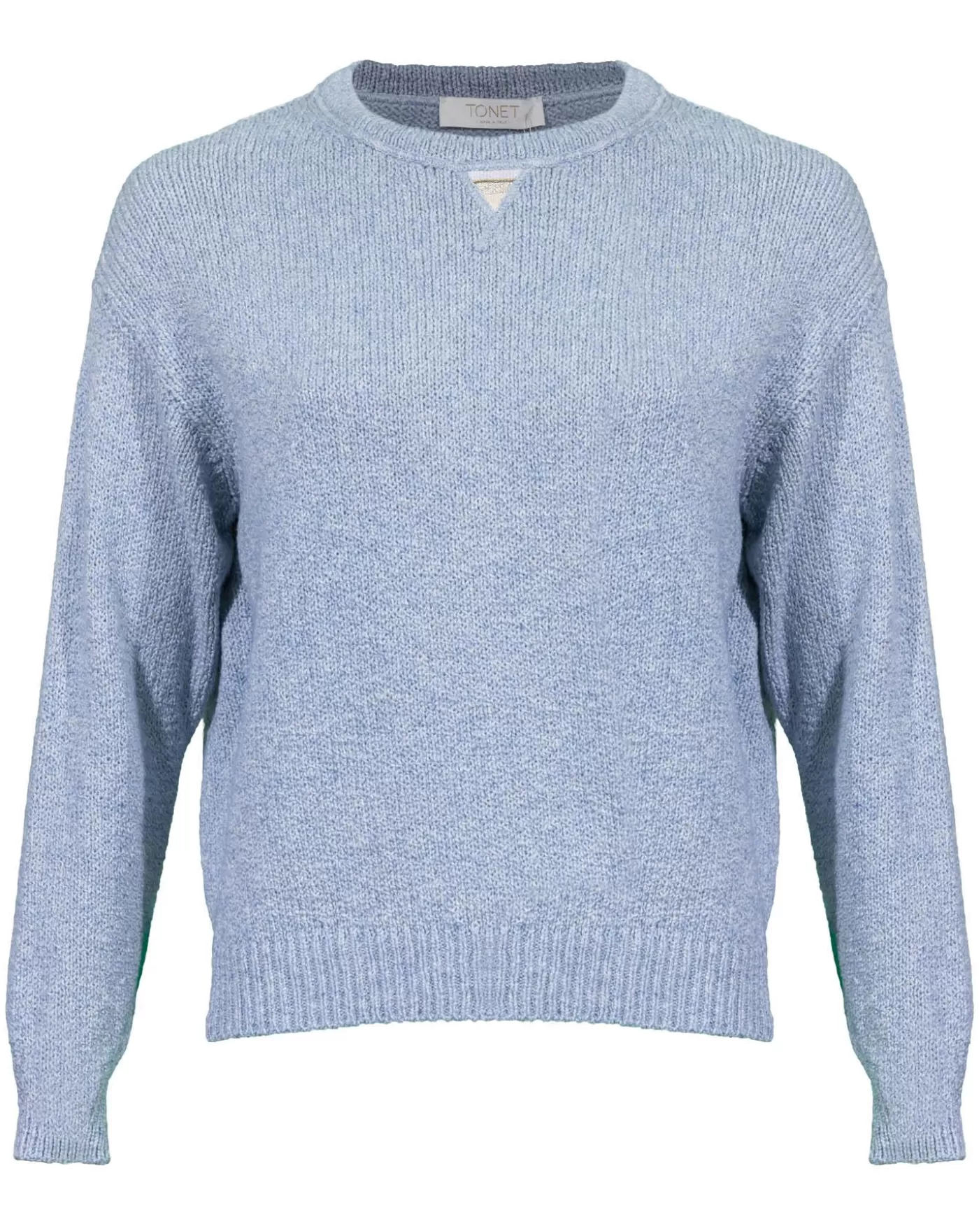 Tonet Cotton Cashmere Pullover Aqua Store