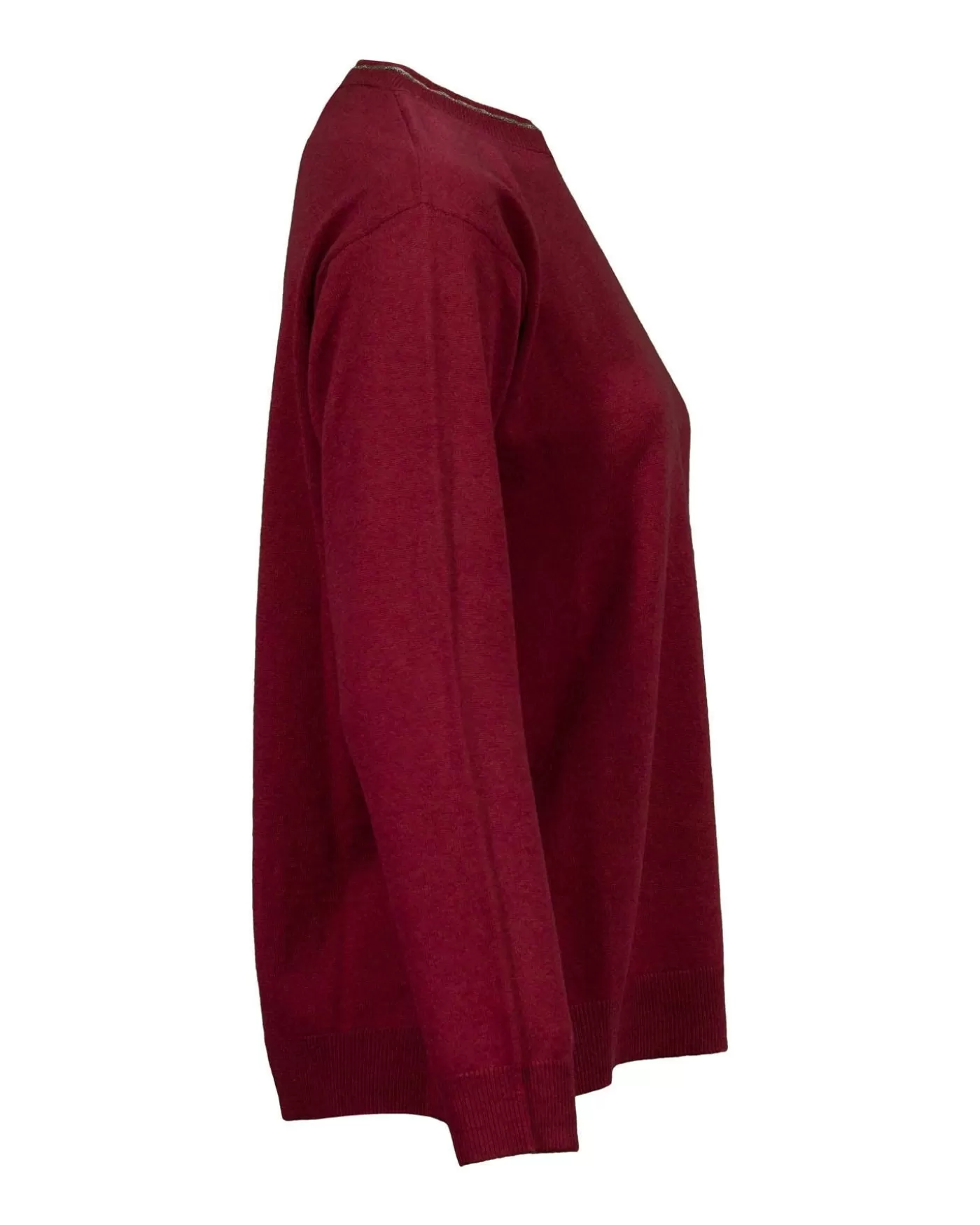 Tonet Cashmere Blend Pullover RED Clearance