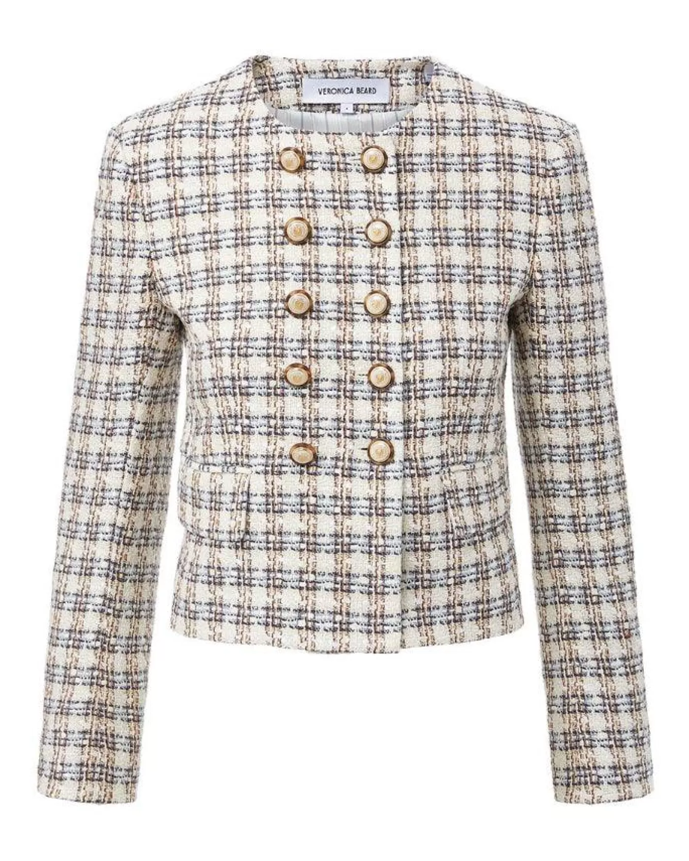 Veronica Beard Bentley Jacket IVORY/CAMEL Shop