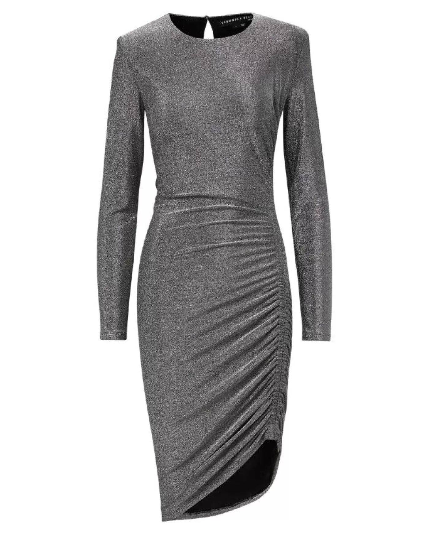 Veronica Beard Cyrus Metallic Dress GUNMETAL Store