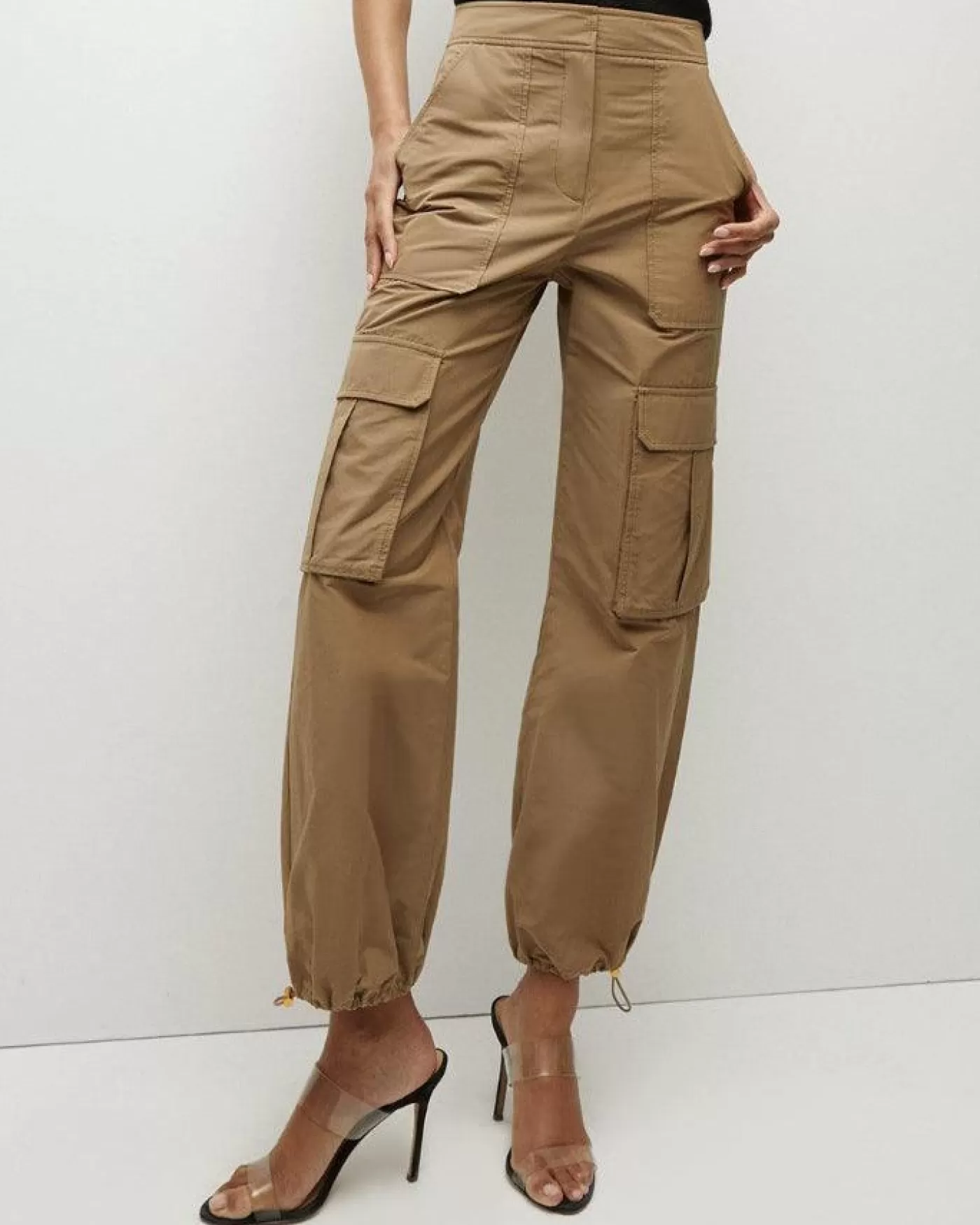 Veronica Beard Dari Cargo Pant SEPIA New