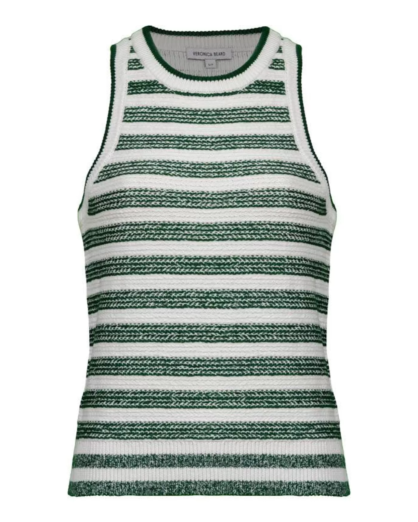 Veronica Beard Jerrell Tank IVORY/HUNTERGREEN Store