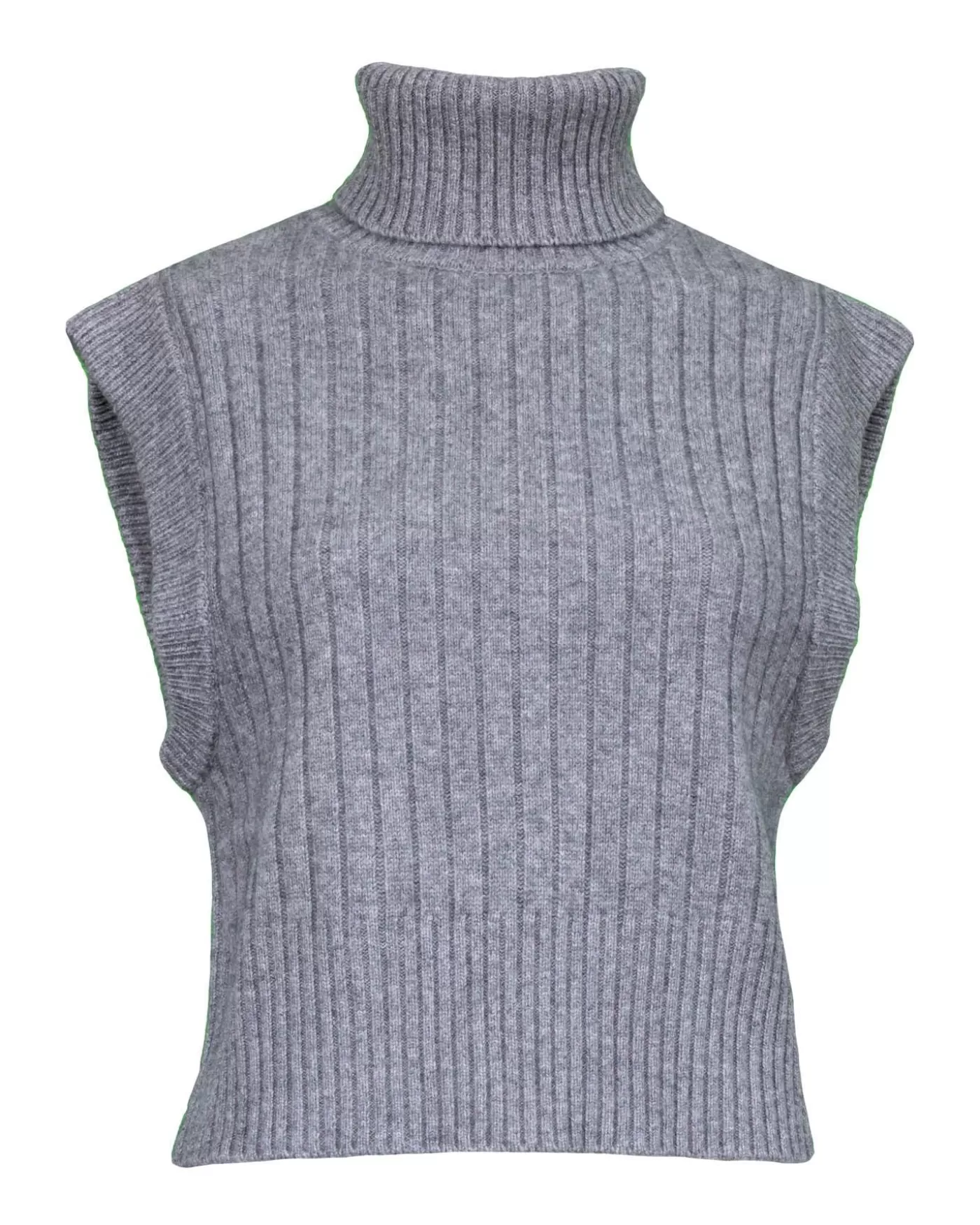 Purotatto Wool-Cashmere Ribbed Vest CHARCOAL Shop